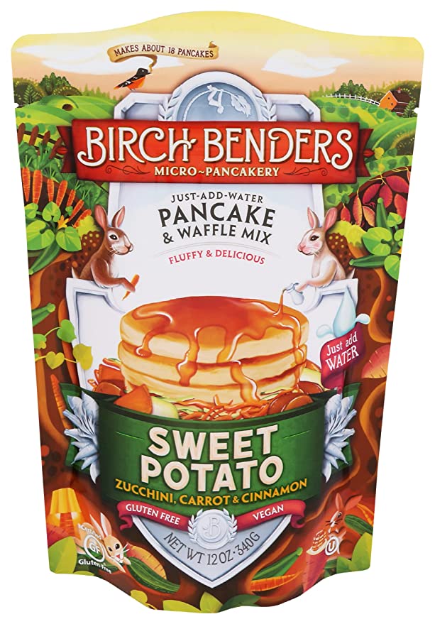 Birch Benders Sweet Potato Pancake & Waffle Mix, 12 OZ - 810001560768