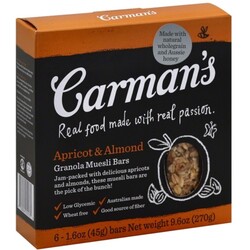 Carmans Granola Muesli Bars - 810004010130