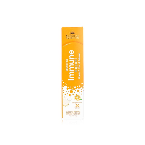 Sunshine Nutrition immune effervescent orange tablets x20 - Waitrose UAE & Partners - 810011082861