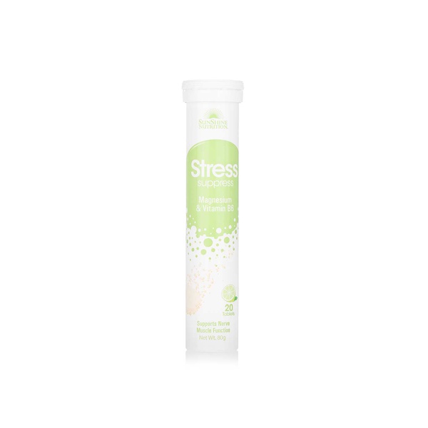 Sunshine Nutrition stress effervescent lemon tablets x20 - Waitrose UAE & Partners - 810011082878