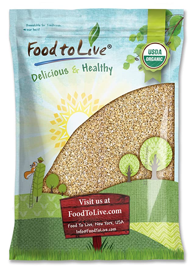 Organic Steel Cut Oats, 10 Pounds — 100% Whole Grain Irish Oats, Non-GMO Cereal, Non-Irradiated, Vegan, Bulk, Product of the USA - 810013773019