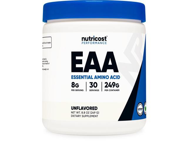 Nutricost EAA Powder 30 Servings (Unflavored) - Essential Amino Acids - Non-GMO, Gluten Free, Vegetarian Friendly (B09SP6HLLP) - 810014674223