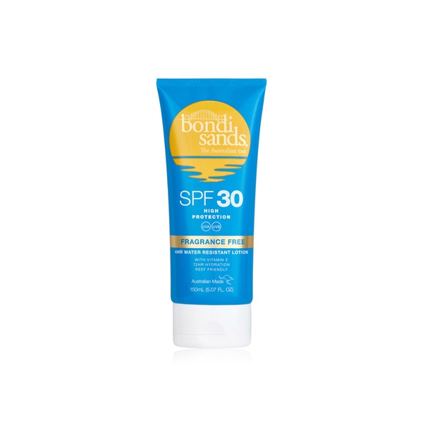 Bondi Sands SPF 30 fragrance free sunscreen lotion 150ml - Waitrose UAE & Partners - 810020171181