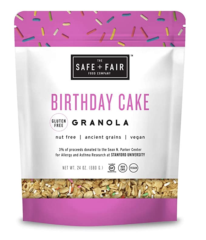  Safe and Fair Birthday Cake Granola, 24 Ounce - 810023590071