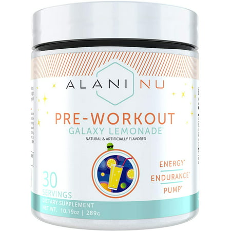 Alani Nu Pre-Workout Supplement Powder for Energy, Endurance, and Pump, Galaxy, 30 Servings - 810030510130