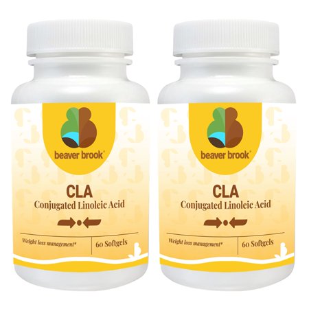 Beaver Brook CLA (Conjugated Linoleic Acid) 2,000 mg Safflower Oil Dietary Supplement - 810077032190