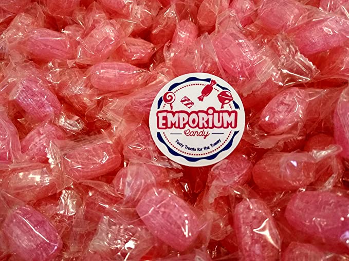  Emporium Candy Watermelon Barrels - 2 lbs Bulk Individually Wrapped Fresh Hard Candy with Refrigerator Magnet, Red  - 810079411719