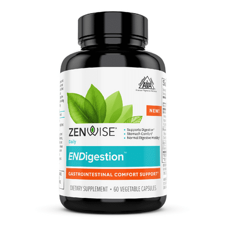 Zenwise ENDigestion Indegestion and Digestion Supplement - 60 Capsules - 810091720172