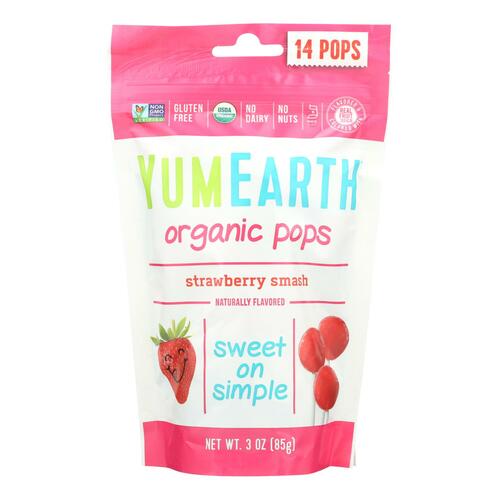 Organic Pops, Strawberry Smash - 810165011687
