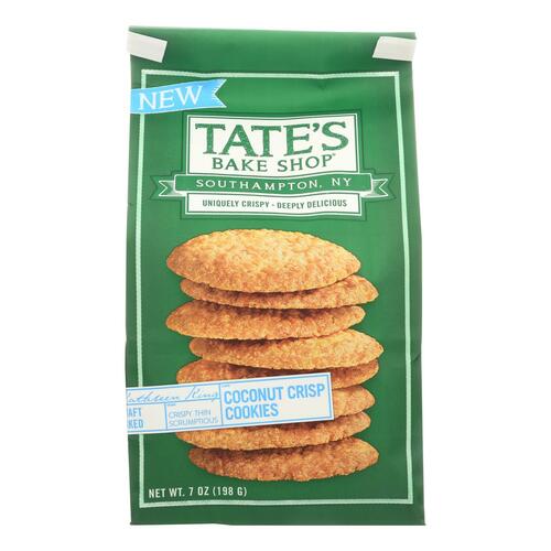  Tate's Bake Shop Coconut Crisp Cookies, 7 OZ  - 810291001767