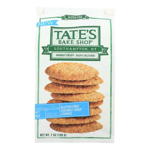  Tate's Bake Shop Gluten Free Coconut Crisp Cookies, 7 OZ  - coconut