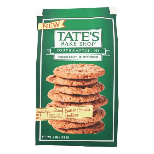 Tate's Bake Shop Butter Crunch Cookies Butter Crunch - Case Of 12 - 7 Oz - 810291002306