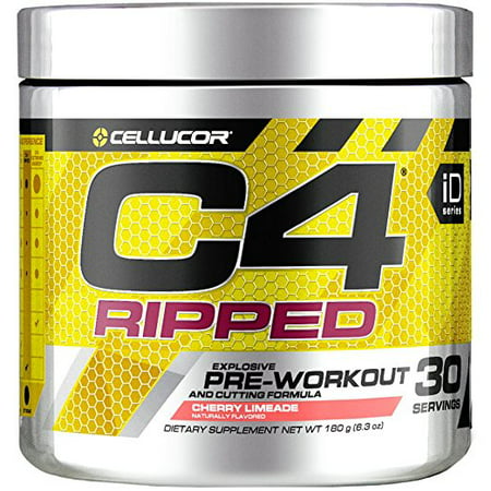 Cellucor C4 Ripped Pre Workout Powder Cherry Limeade 30 Servings - 810390025312