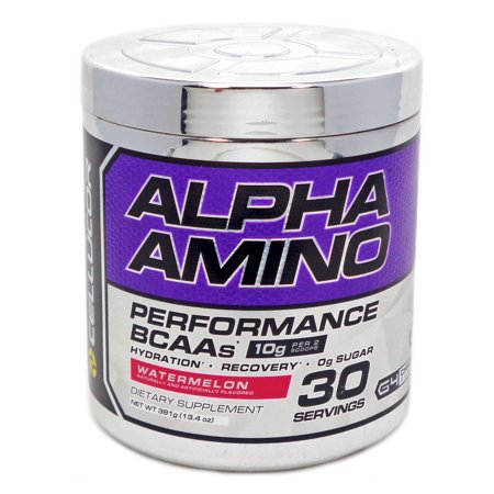 Cellucor Alpha Amino EAA & BCAA Powder | Branched Chain Essential Amino Acids + Electrolytes | Watermelon | 30 Servings (B00VAS21PS) - 810390028344