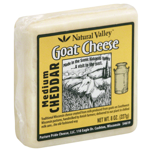 Medium Cheddar Goat Cheese - 810507027543