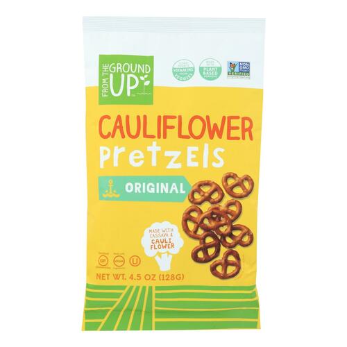 From The Ground Up - Cauliflower Pretzel Sticks - Twist - Case Of 12 - 4.5 Oz. - 0810571030159