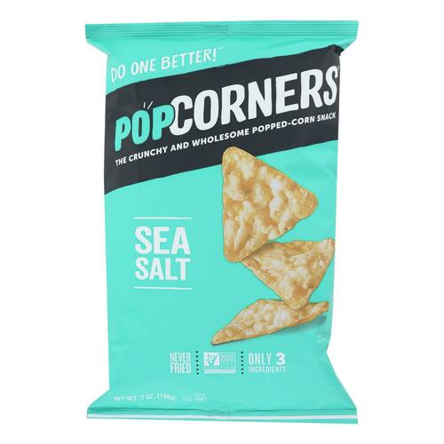 POPCORNERS: Corn Chips Sea Salt, 7 oz - 0810607020703