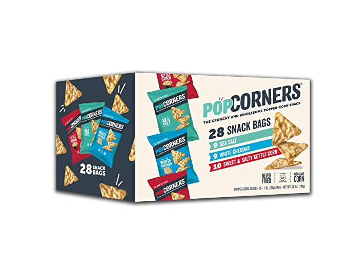  Popcorners Flavor Variety Pack, 28Count, 1 ounce (pack of 28) - 810607020840