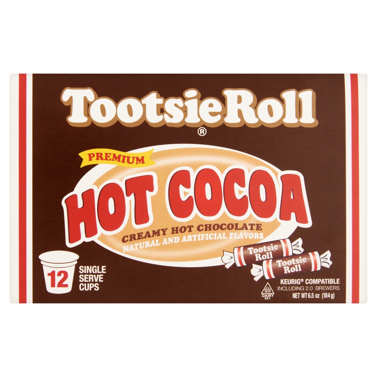 COCOA HOT TOOTSIE ROLL: Cocoa Hot Tootsie Roll, 12 pc - 0810683022172