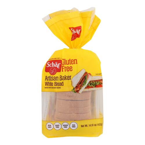  Schar Artisan White Bread, Gluten Free, 14.1 oz  - 810757010005