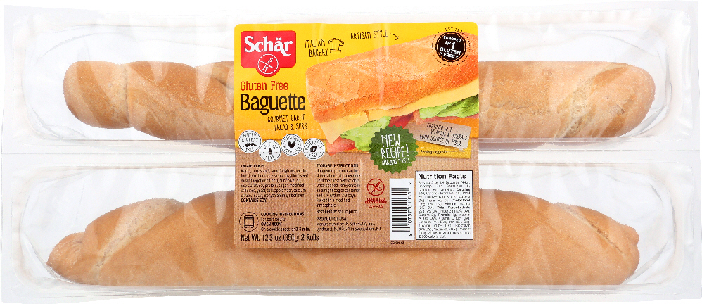 Schar Baguettes Gluten Free - Case Of 6 - 12.3 Oz. - 810757010319