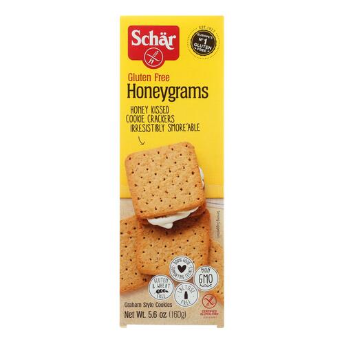 SCHAR: Honeygrams Gluten Free Graham Style Crackers, 5.6 oz - 0810757010463