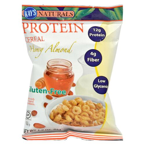 Kay's Naturals Protein Cereal Honey Almond - 1.2 Oz - Case Of 6 - 0811178009616