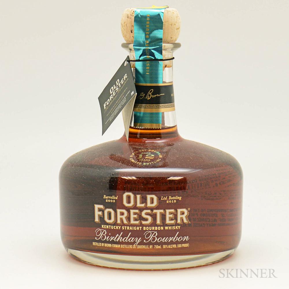 OLD FORESTER birthday 12 yrs - 8112800219