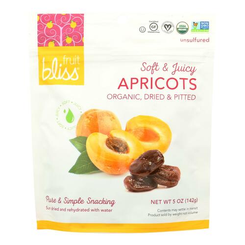 Fruit Bliss - Organic Turkish Apricot - Apricot - Case Of 6 - 5 Oz. - mini