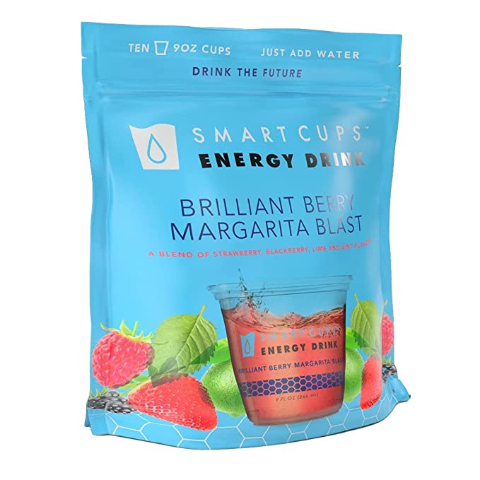  Energy - Powered by Smart Cups Technology - Brilliant Berry Margarita Blast 10-Pack  - 811512030283