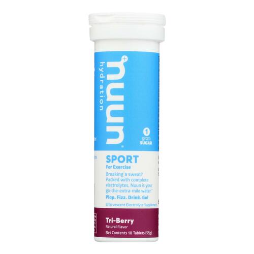 Nuun Hydration Nuun Active - Tri - Berry - Case Of 8 - 10 Tablets - 0811660020433