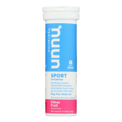 Nuun Hydration Nuun Active - Citrus Fruit - Case Of 8 - 10 Tablets - 0811660020440