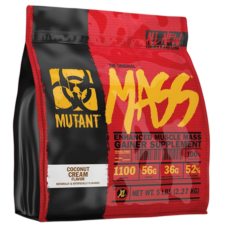 Mutant Mass Weight Gainer Protein Powder – Build Muscle Size and Strength, 5 lb - 811662025146