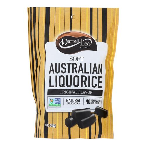 Darrell Soft Eating Liquorice - Original - Case Of 8 - 7 Oz. - 811737007503