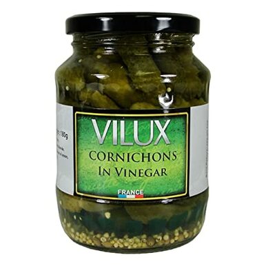 Vilux French Cornichons Gherkins In Vinegar 350g/12.3oz - 0811804024013