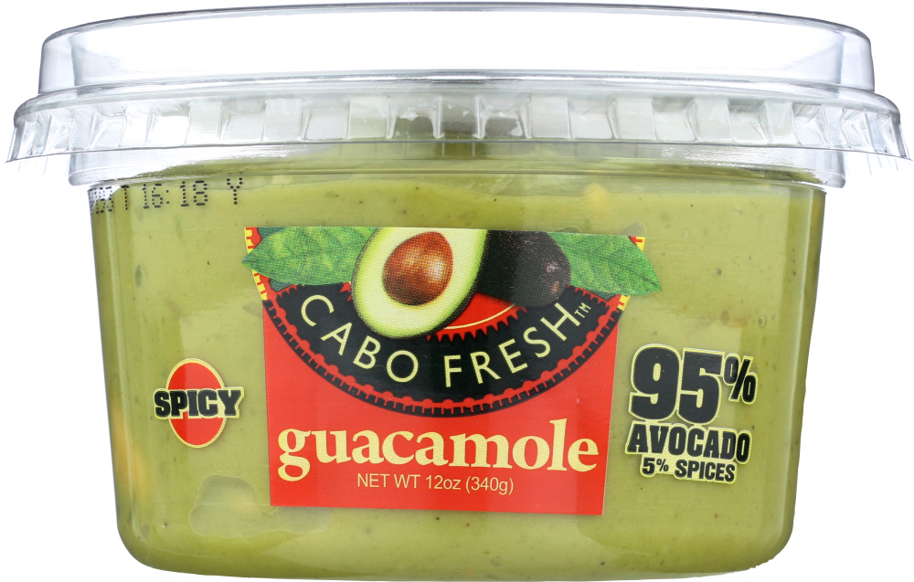 CABO FRESH: Spicy Guacamole, 12 oz - 0811892025893