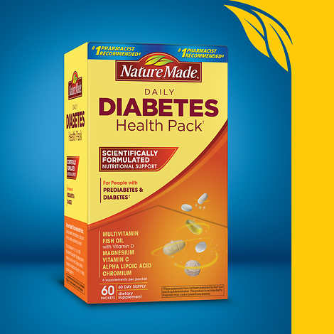 Nature Made Diabetes Health Pack 60 Packets - 811947638405