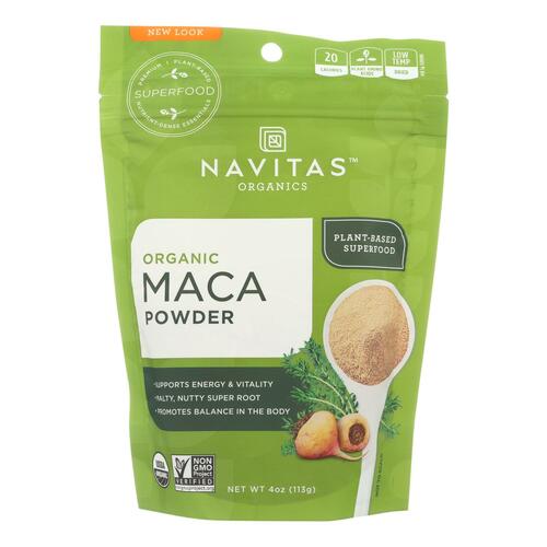 NAVITAS: Organic Maca Powder, 4 oz - 0811961020231