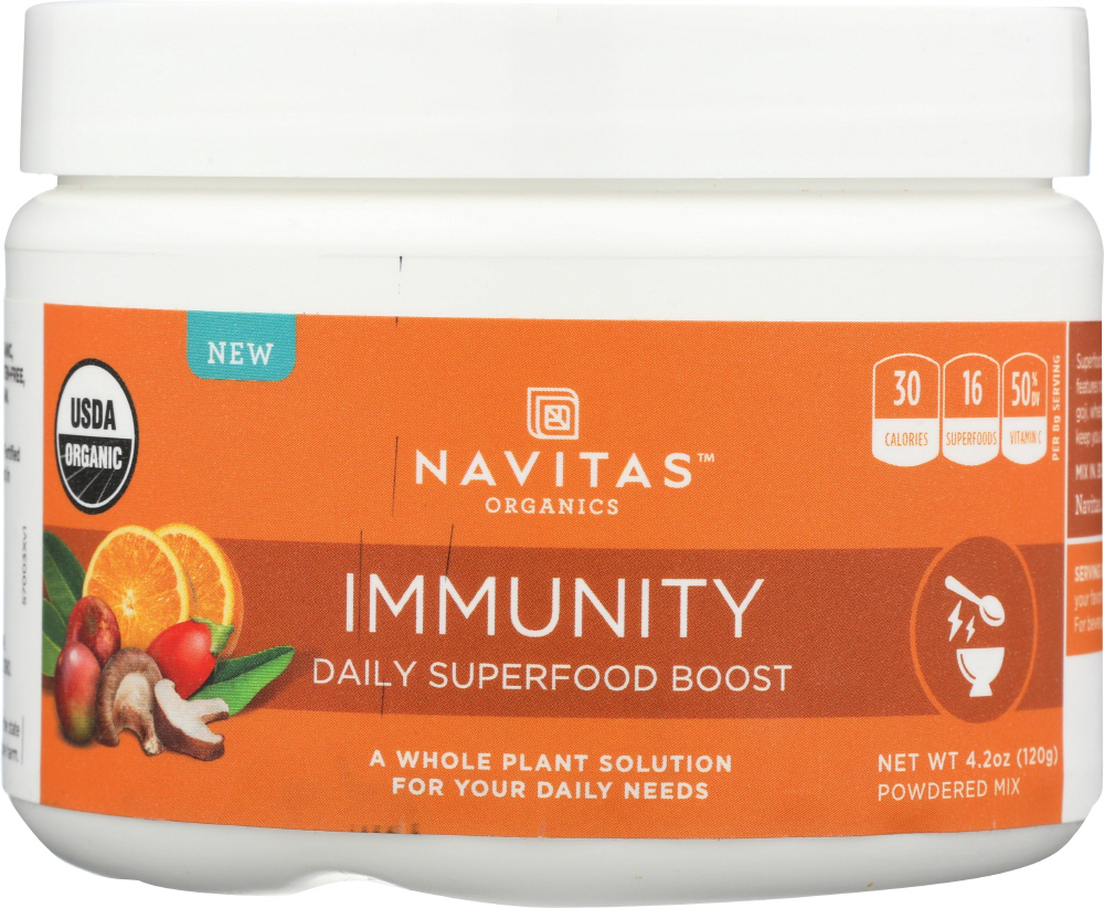 NAVITAS: Daily Superfood Immunity Boost, 4.2 oz - 0811961020965