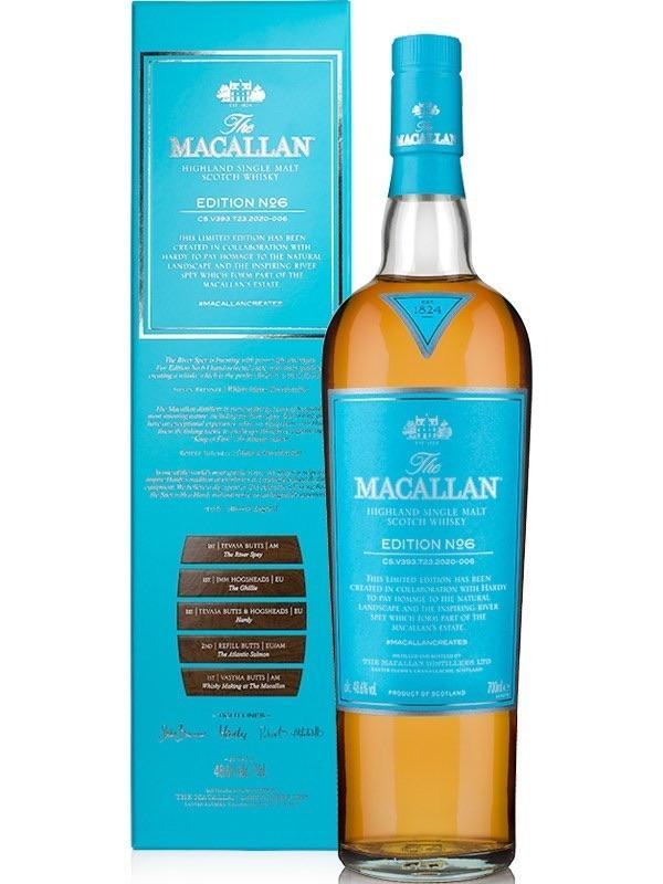 The Macallan Edition No. 6 Highland Single Malt Scotch Whiskey - 812066023394
