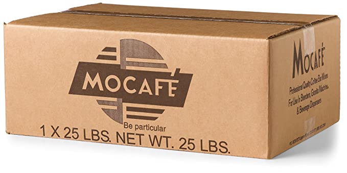  MOCAFE Frappe Original MOCAFE, 25-Pound Box Instant Frappe Mix, Coffee House Style Blended Drink Used in Coffee Shops  - 812169001374