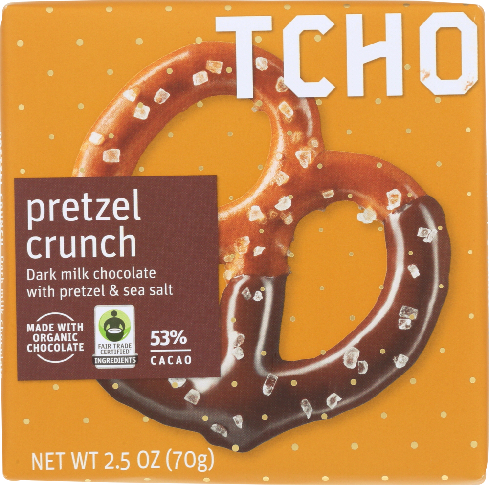 TCHO: Pretzel Crunch, 2.5 oz - 0812603019125