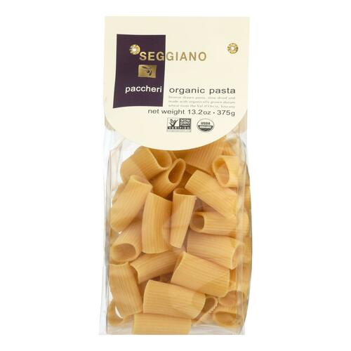 Seggiano Organic Paccheri Pasta - Case Of 8 - 13.25 Oz - 0812603020138