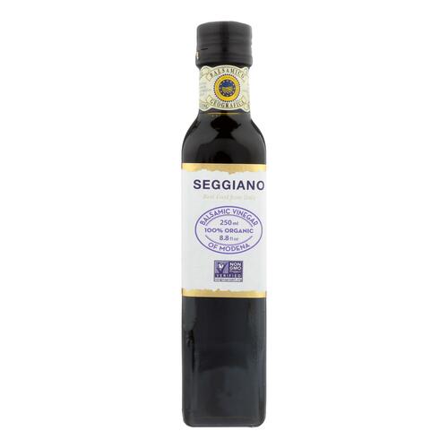 Seggiano 100% Organic Balsamic Vinegar Of Modena - Case Of 6 - 8.5 Fz - 812603020176
