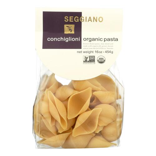 Seggiano Organic Conchiglioni Pasta - Case Of 8 - 16 Oz - 812603020428