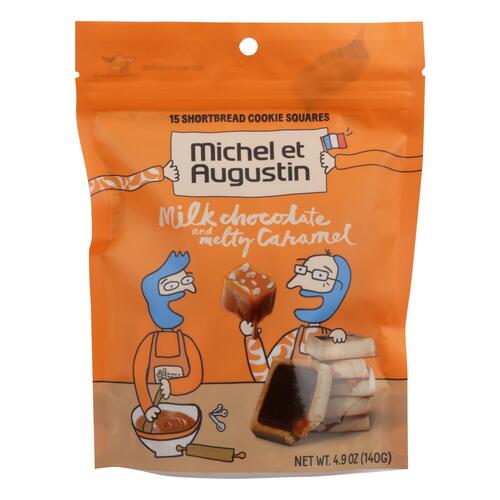 Michel Et Augustin - Cookie Mk Chocolate Caramel Shbrd - Case Of 6 - 4.9 Oz - 812668020654