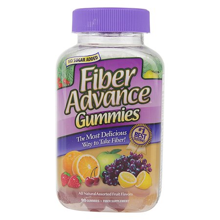 FiberAdvance Mixed Berry Flavors Fiber Supplement Gummies, 90 Count - 812785010101