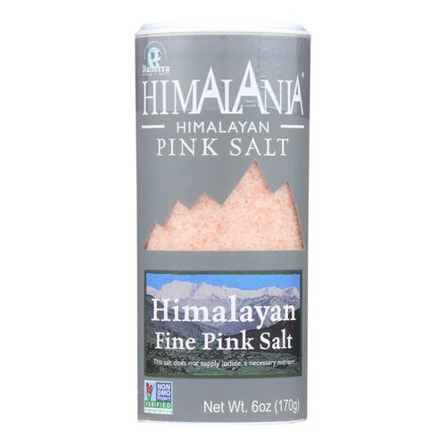 Himalania Fine Grain Himalayan Pink Salt Shaker - Case Of 6 - 6 Oz. - 812907010361