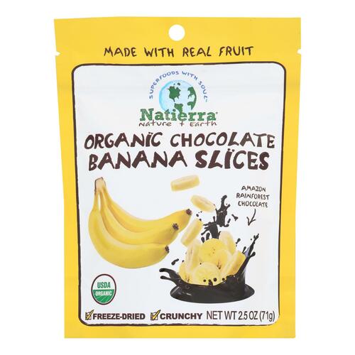 Organic Chocolate Slices, Banana - 812907015113