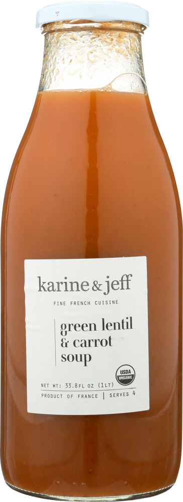 Green Lentil & Carrot Soup, Green Lentil & Carrot - green